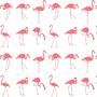 Imagem de Adesivo De Parede Animais Flamingo-Rosado 310x58cm