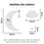 Imagem de Adesivo De Parede Baby Nuvem Com Lua Vários Modelos Infantis