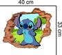 Imagem de Adesivo De Parede Buraco Falso Stitch Mod 01
