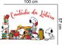 Imagem de Adesivo De Parede Cantinho Da Leitura - Snoopy