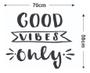 Imagem de Adesivo De Parede Decorativo Decal Good Vibes Only