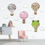 Imagem de Adesivo De Parede Infantil - Balão - Safari - Nuvens - Quarto - Bebê - Menino - Menina - 025ir