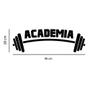 Imagem de Adesivo de Parede Logo Academia Barra Anilha Fitness