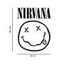 Imagem de Adesivo de Parede Logo Banda Nirvana Decoração Pub Rock