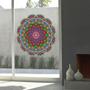 Imagem de Adesivo De Parede Mandala Vitral Colorido-M 60X60Cm