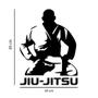 Imagem de Adesivo de Parede Silhueta Jiu-Jitsu