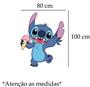 Imagem de Adesivo de Parede Stitch Tomando Sorvete