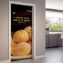 Imagem de Adesivo De Porta O Melhor Pão De Queijo-83X210Cm