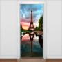 Imagem de Adesivo De Porta Paisagem Torre Eiffel 215X80Cm