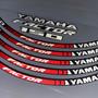 Imagem de Adesivo De Roda Moto Yamaha Factor 150 Vermelho Refletivo