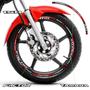 Imagem de Adesivo De Roda Moto Yamaha Factor 150 Vermelho Refletivo