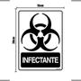 Imagem de Adesivo De Sinalização Lixo Infectante 15x20 Ekomunike - S-244 F9e