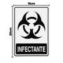 Imagem de Adesivo De Sinalização Lixo Infectante 15X20 - S-244 F9E