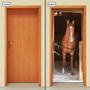 Imagem de Adesivo Decorativo de Porta - Cavalo - Estábulo - 187cnpt