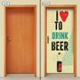 Imagem de Adesivo Decorativo de Porta - Cerveja - Beer - 899cnpt