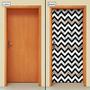 Imagem de Adesivo Decorativo de Porta - Chevron - 2138cnpt