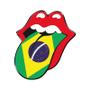Imagem de Adesivo Decorativo em relevo fácil aplicação Rolling Stones Lingua BRASIL