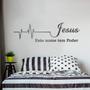 Imagem de Adesivo Decorativo Jesus Este Nome Tem Poder-M 20X68Cm