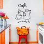 Imagem de Adesivo Decorativo Para Cozinha Hora Do Café-G 50X40Cm