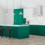 Imagem de Adesivo Decorativo Parede Impermeável Envelopamento Móveis Geladeira Fogão Vinil Autocolante 3m x 50cm