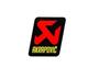 Imagem de Adesivo Emblema Aluminio Alta Temperatura Escapamento Akrapovic 9,2 X 8 Cm