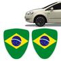Imagem de Adesivo Emblema Escudos Bandeiras Brasil Resinado - Genérico