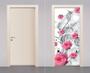 Imagem de Adesivo Envelopamento Decorativo De Porta Rosas Flores