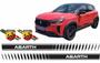 Imagem de Adesivo Fiat Pulse Abarth 2023 Faixa Lateral + Emblemas