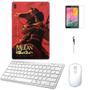 Imagem de Adesivo Galaxy Tab S7 Plus T970/t975 Mulan Disney /Tecl/Mou/Can/Pel Branco