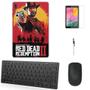 Imagem de Adesivo Galaxy Tab S7 Plus T970/t975 Red Dead 2 /Tecl/Mou/Can/Pel Preto