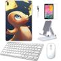 Imagem de Adesivo Galaxy Tab S8 SM-X7068 Charmander /Sup/Tecl/Mou/Can/Pel Branco