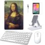 Imagem de Adesivo Galaxy Tab S8 SM-X7068 Monalisa /Sup/Tecl/Mou/Can/Pel Branco