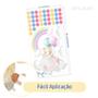 Imagem de Adesivo kit infantil animais arco-íris balões colorido
