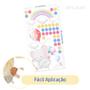 Imagem de Adesivo kit infantil elefante coelhos balões colorido