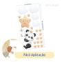 Imagem de Adesivo kit infantil panda fofo com estrelas
