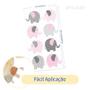 Imagem de Adesivo kit infantil rosa elefante pássaro baby