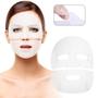 Imagem de Adesivo Mascara De Silicone Anti-Rugas Facial Rosto 2 Partes