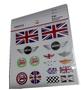 Imagem de Adesivo Mini Cooper Painel Porta Console Bandeira Inglaterra