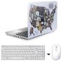 Imagem de Adesivo Notebook 13,3" EUA Teclado Mouse Branco