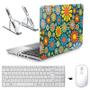 Imagem de Adesivo Notebook 14" Flores D2/Sup/Tecl/Mouse Branco