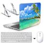 Imagem de Adesivo Notebook 15" Praia/Sup/Tecl/Mouse Branco