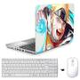 Imagem de Adesivo Notebook 15,6" Naruto Teclado Mouse Branco