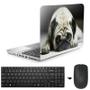 Imagem de Adesivo Notebook 15,6" Pug Dog/Tecl/Mouse Preto