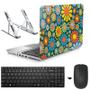 Imagem de Adesivo Notebook Asus 17" Flores 2/Sup/Tecl/Mou Preto