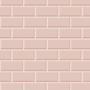 Imagem de Adesivo Papel de Parede Azulejo Brick Metro Blush