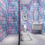 Imagem de Adesivo Papel De Parede Para Cozinha Banheiro Azulejo Pastilha Quadradinho 2mx61cm Lavável