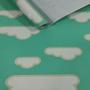 Imagem de Adesivo papel de parede para quarto creche brinquedoteca banheiro auto ceu nuvemrolo 5 metros