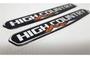 Imagem de Adesivo Par Emblema High Country Coluna S10 Resinado