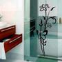 Imagem de Adesivo Para Box De Banheiro Floral Modelo 7-M 50X140Cm