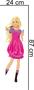 Imagem de Adesivo Para Guarda Roupa Barbie Mod02